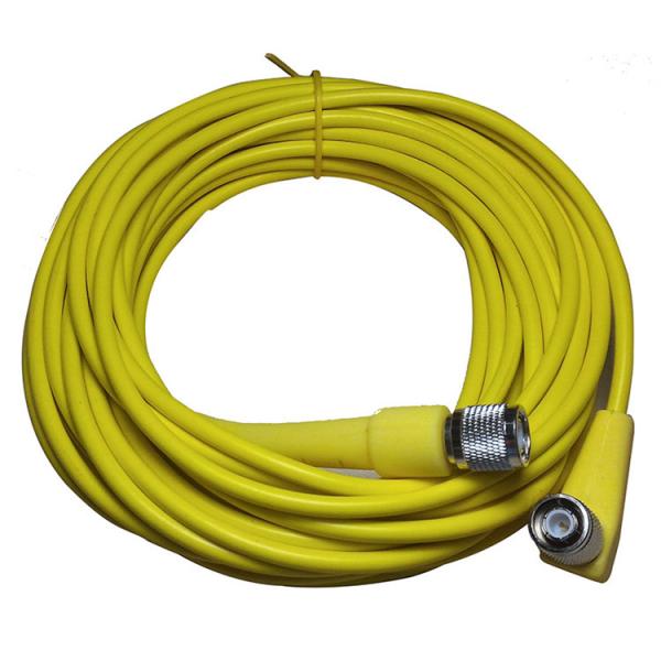 Yellow Trimble Gps Antenna Extension Cable , Tnc To Tnc Cable 2m 3m 10m