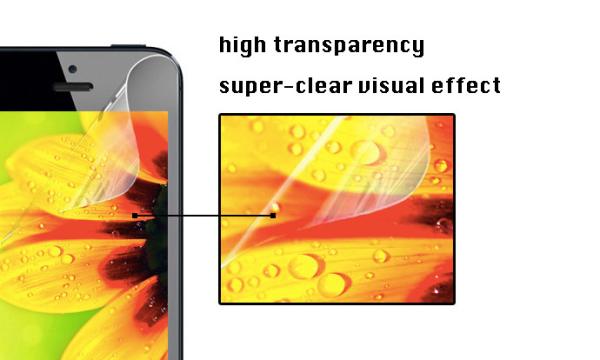 iPhone HD clear PET Screen Protector, 100% Bubble-free,Anti-oil, high transparency