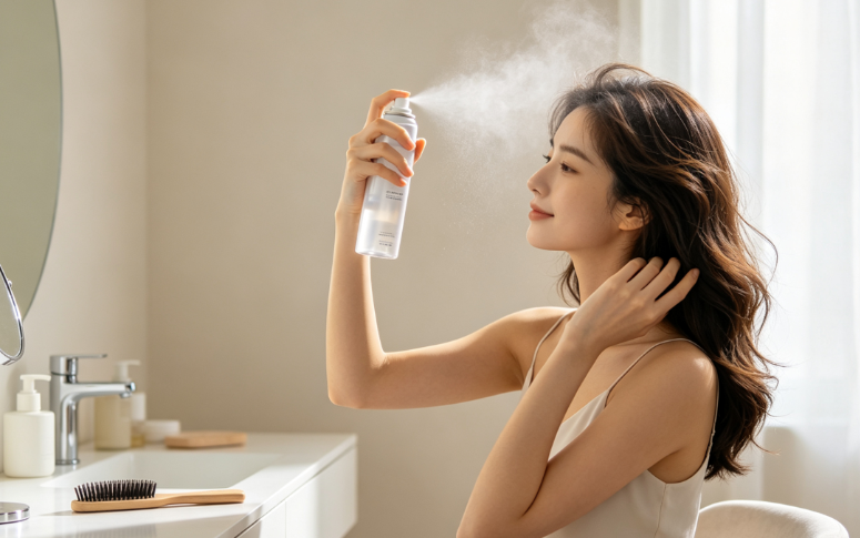 Dry Shampoo Dispenser Nozzle, Aerosol Spray Nozzle For Personal Care Cosmetic Bottle Daily Hair Refreshing Application