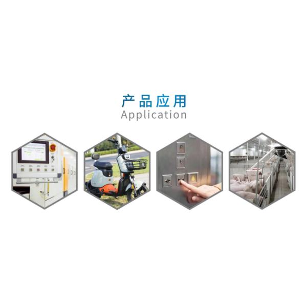 Resonant Frequency 4kHz Active Piezo Buzzer For Electric Bike Elevator