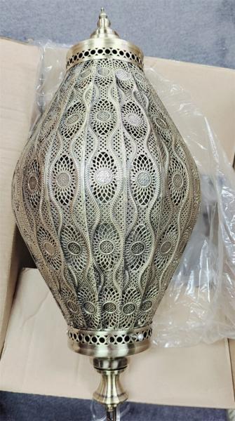 Metal Hollow Hanging Light Morocco Exotic Pendant Light for Turkish Southeast Asia Cloth Shop Light(WH-DC-20)