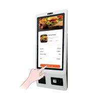 Quiosque do painel LCD da montagem da parede pagamento do serviço de um auto de 21,5 polegadas para o restaurante