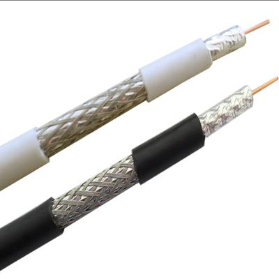 Cabo coaxial de cobre desencapado da tevê do homem RG6 RG11 RF CATV F6