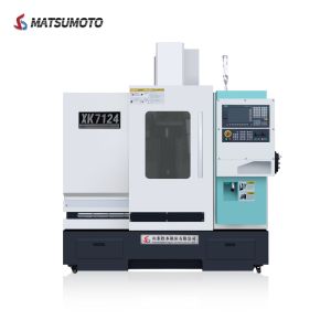 Three Axis CNC Milling Machine Vertical Steel Welded Construction XK7124 XH7124
