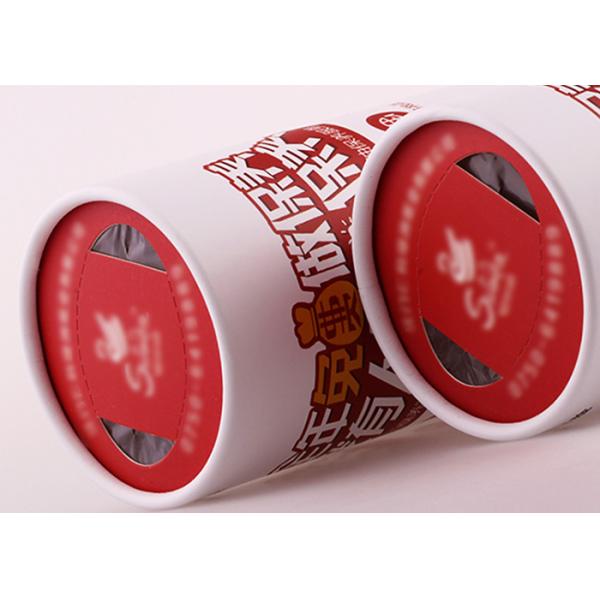 Tubo biológico do papel de CMYK Pantone que empacota a laminação de Matt com janela