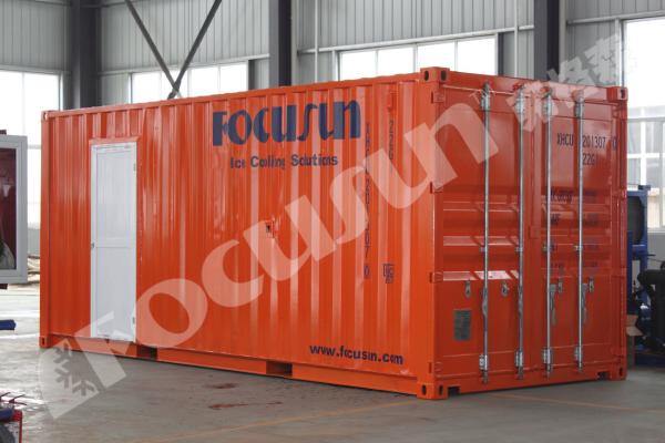 2024 Popular FOCUSUN 10T Flake Ice Maker Stainless Steel with Motor Core Components