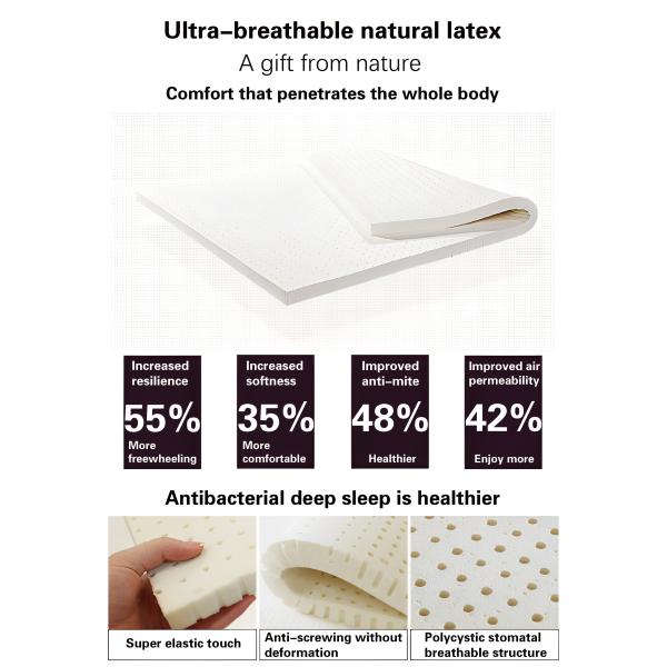 Natural Home Bedroom Massage Nine-zone Independent Spring Mattress with Modern Design