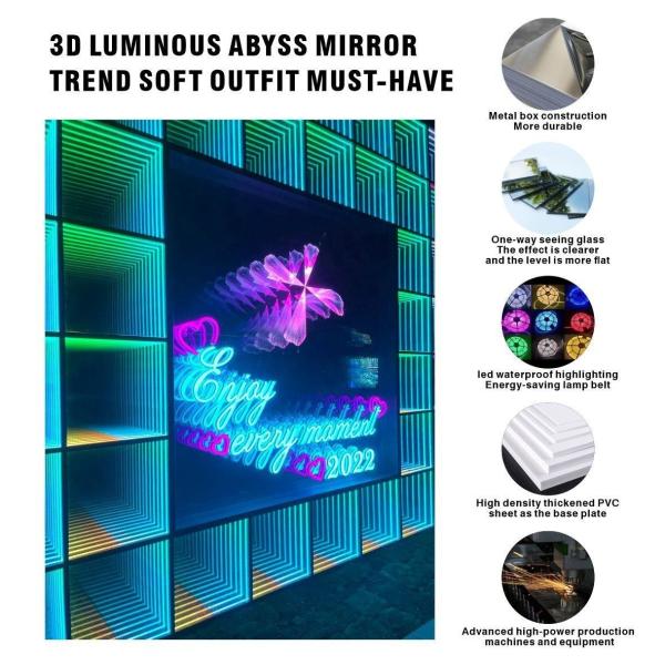 Customized Color Neon Mirror Ambiance Lighting The Perfect Way to Brighten Your Space