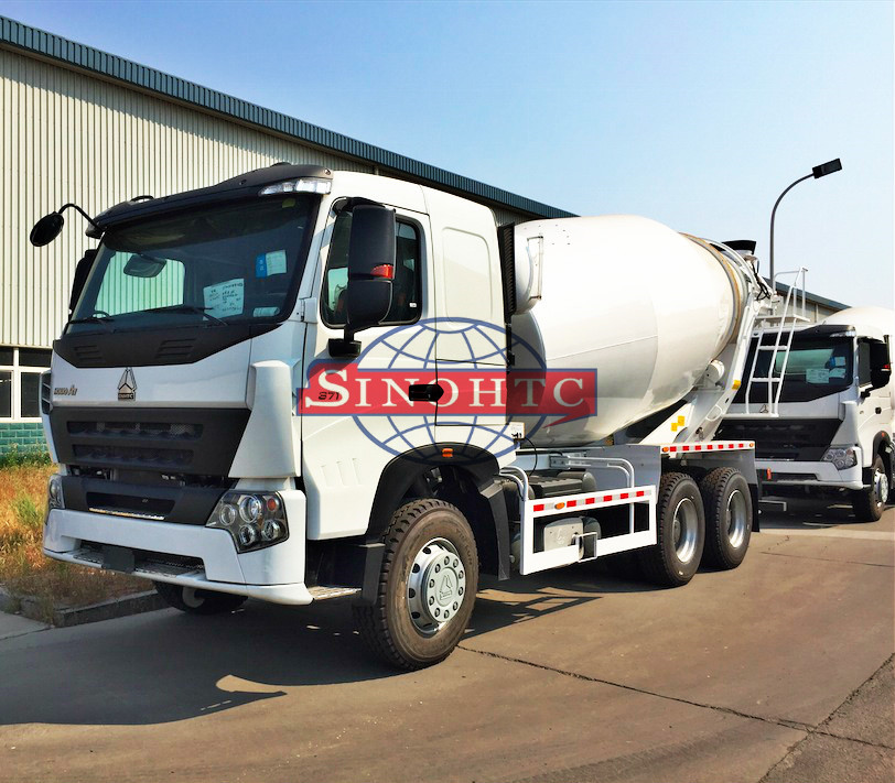 Brand New Concrete Transport Truck WD615 STR Engine 8m3 Cement Mixer Truck