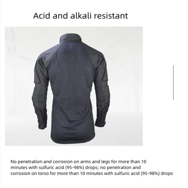 Navy Army Uniform Flame Retardant Military Frog Combat Suit Acid Alkali Resistant