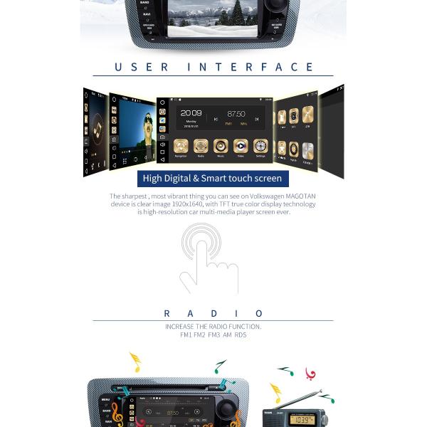 SEAT IBIZA 8.1 Android Car DVD Player With 6.2 Inch Touch Screen LD8.1P-5524