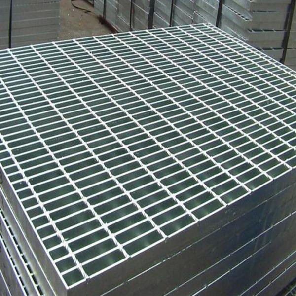 Serrated Stainless Steel Grating with 6x6mm Cross Bar