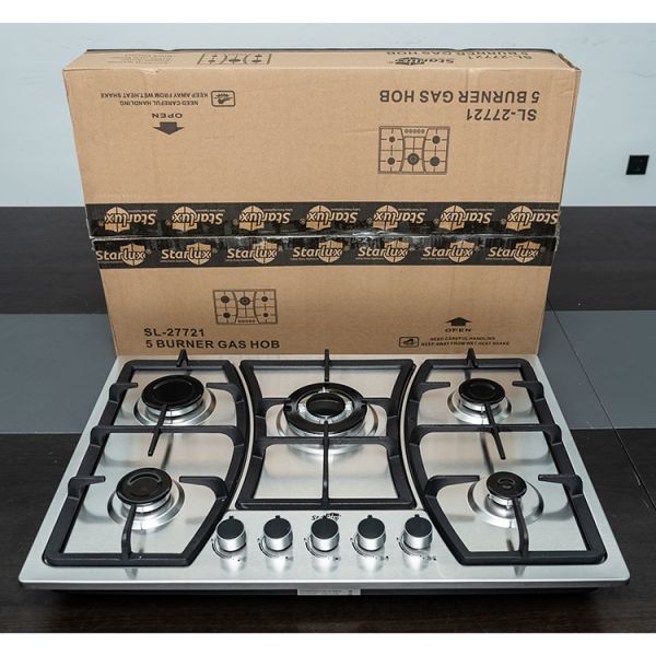 Household 5 Burner Gas Cooktop Supplier Kitchen Built In Stainless Steel Gas Stove ECO-27721