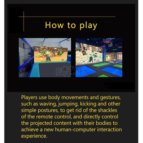 3D Projection Trampoline Indoor Children'S Play Equipment AR Interactive