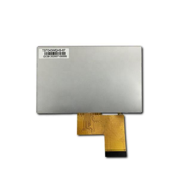 High Luminance 4.3 Inch Tft Display , IPS RGB 24 bit display