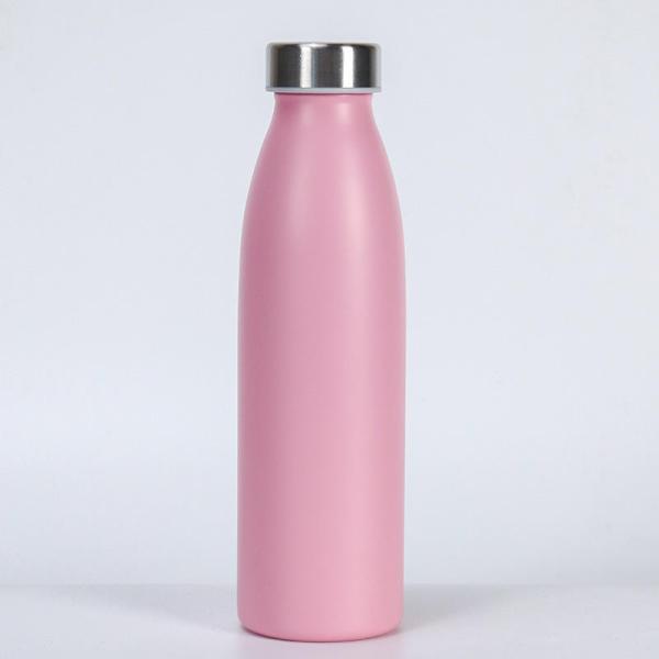 Various Models Customized Double 750ml Wall Stainless Steel Vacuum Flask Insulated Tumbler Small Mouth Water Milk Bottle