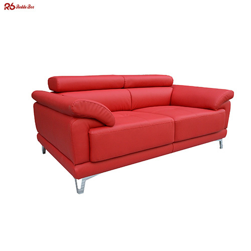 Reinforced Tanning Leather Sofa Furniture 72 Inch Semi Reclined Fading Resisstant