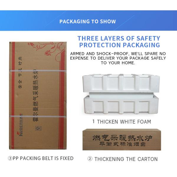 Powerful Gas Water Heater Tankless Hot Water Boiler for Ce Wall Hung Gas Boiler Household