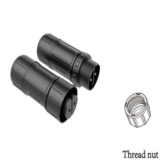 Screw Less Type Waterproof Male Female Connector 25A Max Soldering / Screw Fitting