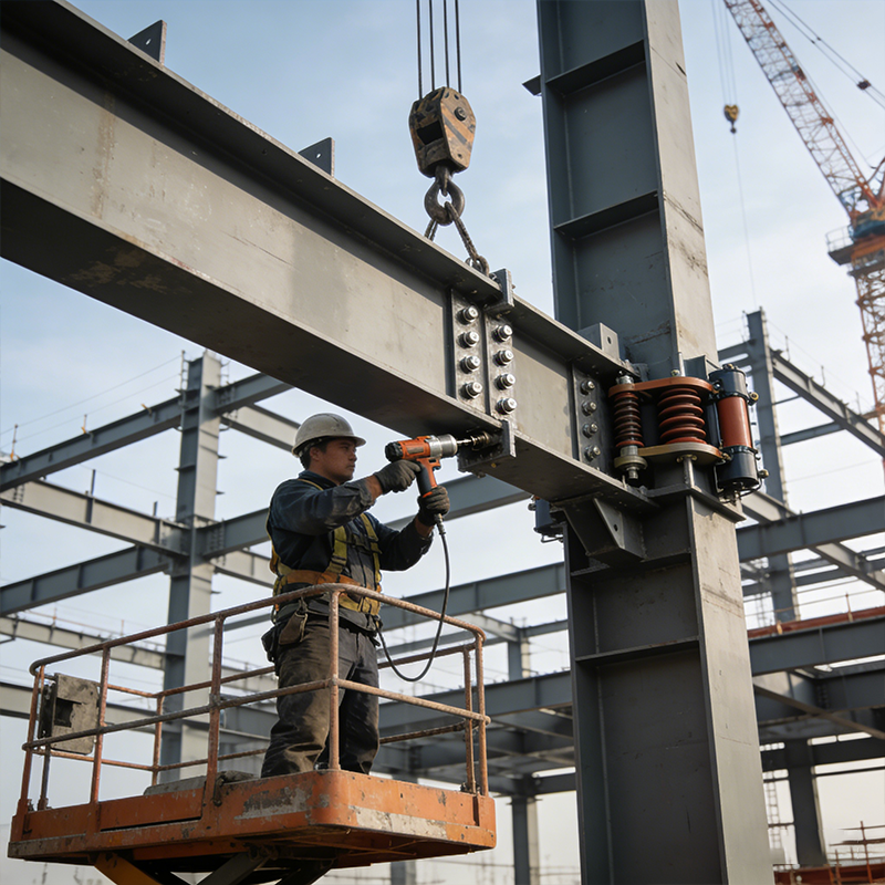 Wind Resistant Prefabricated Steel Buildings For Commercial Office Parks