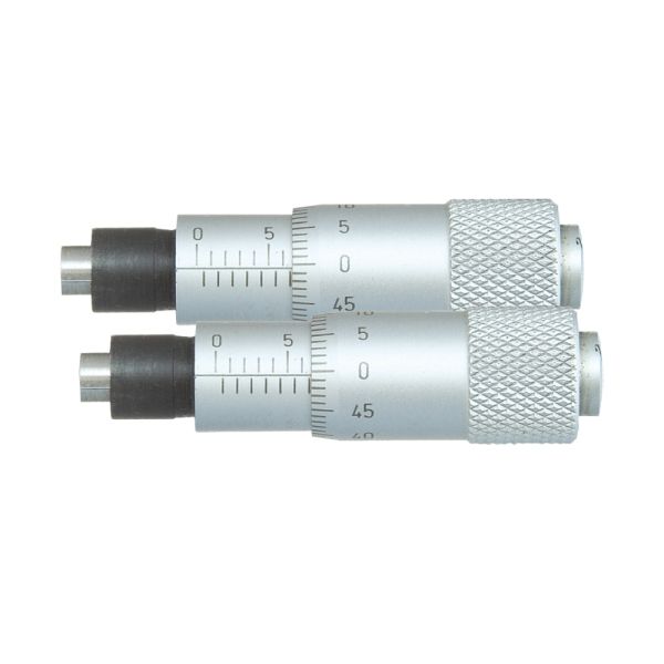 Micrometer Head 0-0.25 Range 0.001 Graduation ±0.0002 Accuracy Flat Face with Clamp Nut