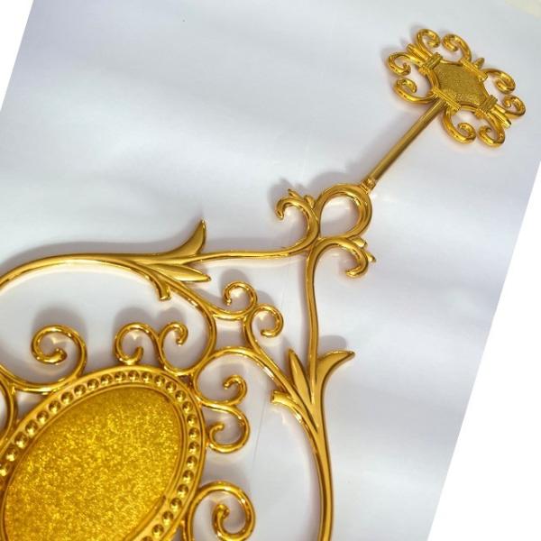 Decorate Doors or Windows with 7mm Diameter Georgian Bar and Gold Flower Shape Tube