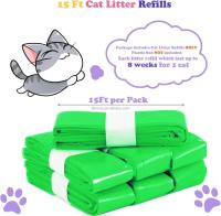 Waterproof  Biodegradable Custom Cat Litter Box Lined with Waste Bag Drawstring Cat Waste Box Liners Garbage Litter Bag Pet Poop Bags