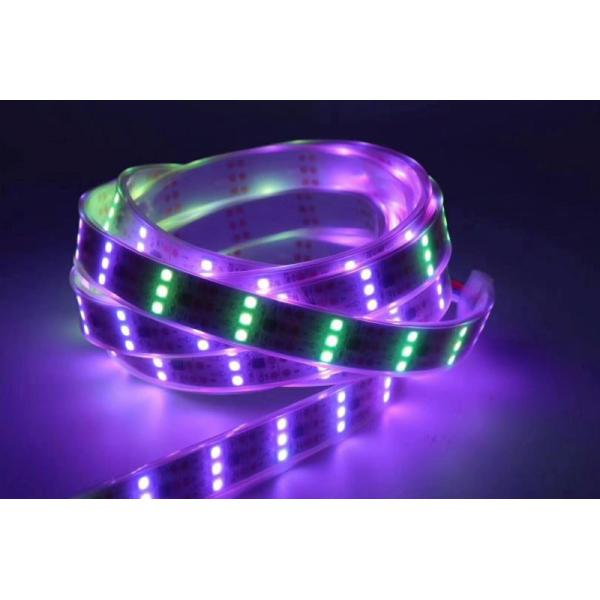 Silicone Coated Waterproof SMD 5050 LED Strip Light Aluminum Base Material 2700-6500k