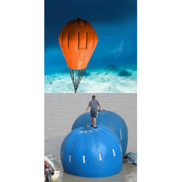 Sacs de flottaison pour le sauvetage maritime et le levage aérien pour le levage d'équipement lourd