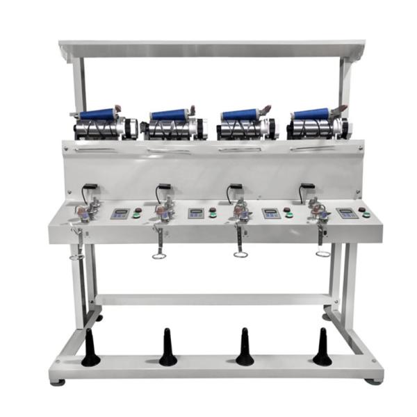 60W Yarn Winding Machine , 4 Heads Thread Rewinding Machine