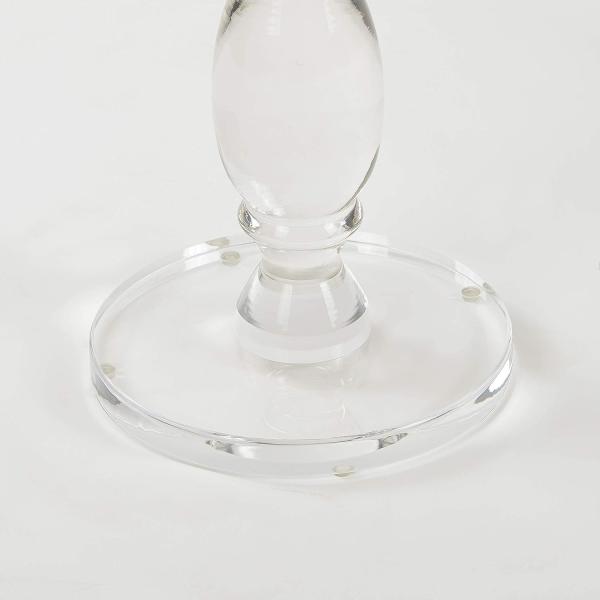 13.5'' Diameter Custom Acrylic Furniture Acrylic Coffee Table For Living Room Bedroom