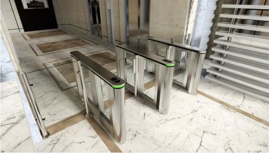 Двухнаправленная система заграждений ворот отпечатка пальцев SUS304 автоматическая