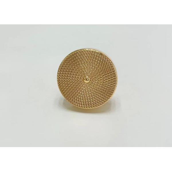 Durable And Elegant Gold Metal Perfume Cap For Branding And Personalization