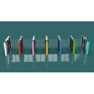 Colorful Super Slim Servo Motor Speed Gates Customizable Color Speed Turnstile Gate