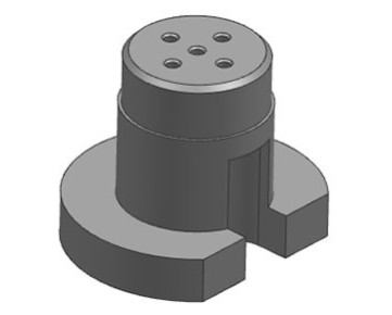 High Purity Carbon 25uom 90Mpa Custom Graphite Molds