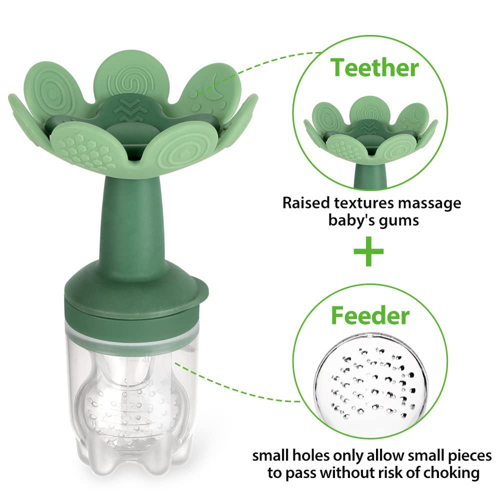 Непахучее течебезопасного Pacifier Teether еды силикона младенца прочное