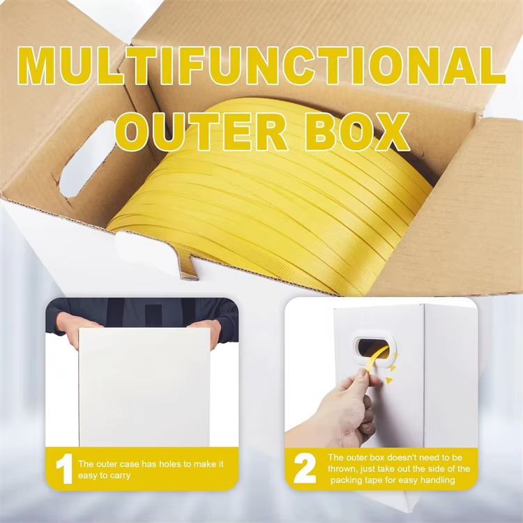 Heavy Duty PP PET Packing Belt PP Strapping Roll For Pallet For Box Fruit Packing