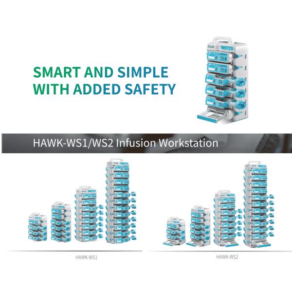 Infusion Workstation Medical Infusion Pump ABS ISO13485