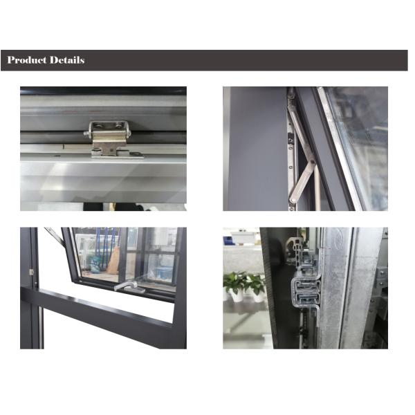 Open Frame Aluminium Curtain Wall, Curtain Glass Window Anodizing Black Frame