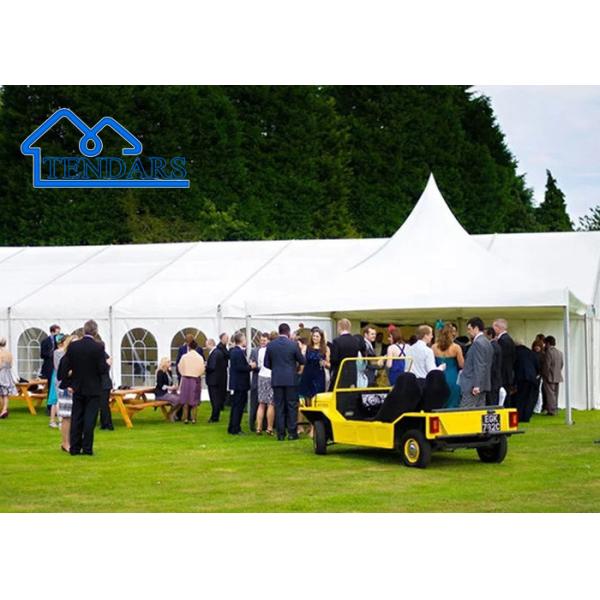 Outdoor Heavy Duty Wedding Marquee Tents UV Proof Wind Resistance Outdoor Wedding In Tent