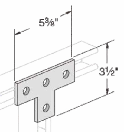 Гальванизированные стальные плоские сформированные отверстия t плиты 4 металла t исправляющ плиту
