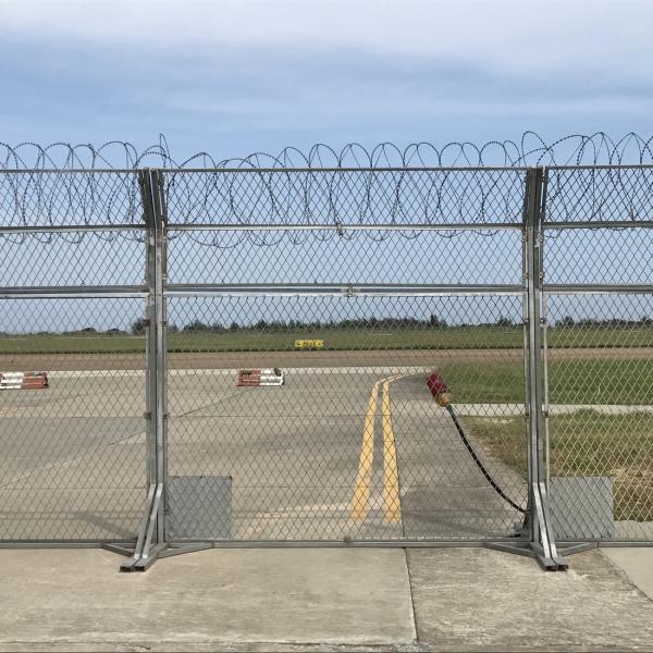 90cm CBT-65 Stainless Steel Concertina Razor Barbed Wire for Airport Protection Fence