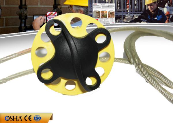 ZC-L41 Cable Safety Lock Out With 185 Weight ABS Material 2m Cable Steel Body