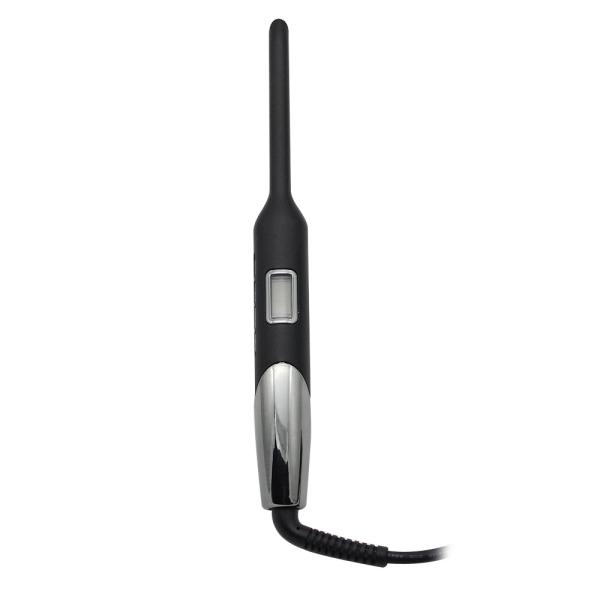 Straightener revestido cerâmico preto do cabelo do tamanho do curso 45W, ferro liso de 1 polegada