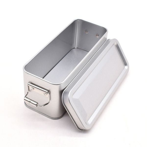 Storage Coffee Gift Box Tin Sugar Cube Square Metal Container for Tea Packing