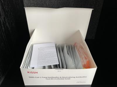 Os anticorpos de neutralização de KISSH testam Kit Immunochromatography 1 teste/jogo