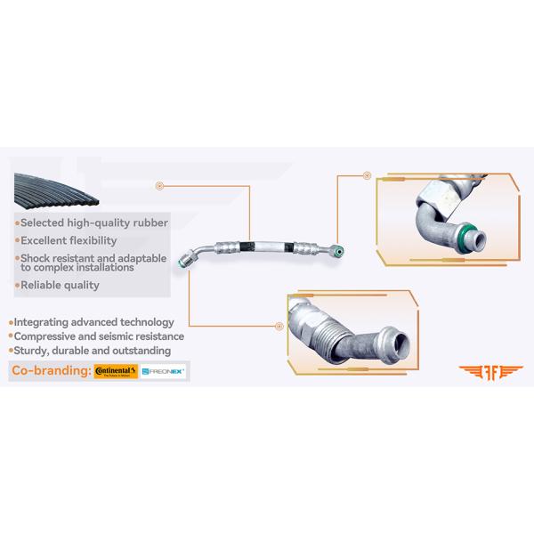 Golf Vento 1H0820739C Automotive Air Conditioning Hoses For Jetta III 1.8L             