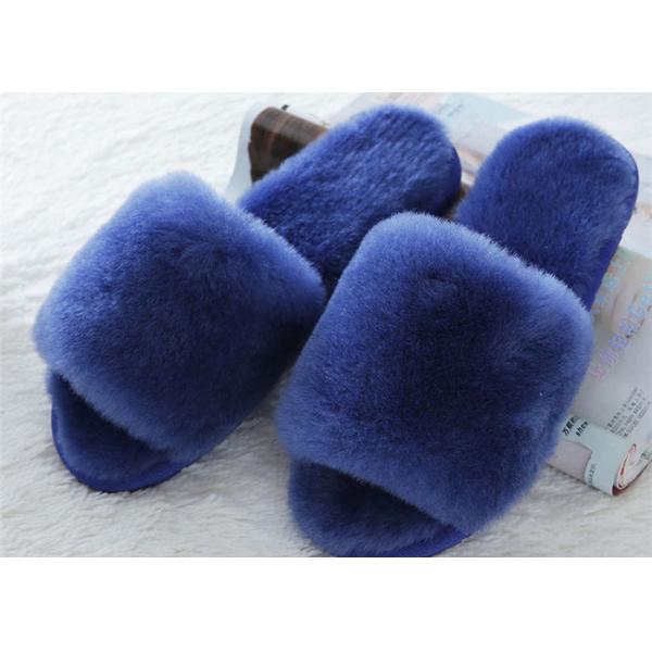 Тапочки меха спальни шерстей тапочек овчины женщин тапочек шерстей овец крытые естественные