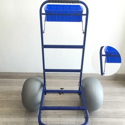 Camping Outdoor Fishing Wagon Cart Mesh Structure Carp Fishing Trolley