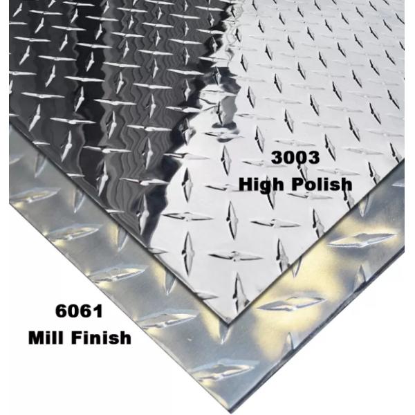 5052 Five Rib Checkered Aluminum Plate 3003 6061 Aluminum Diamond Tread Plate